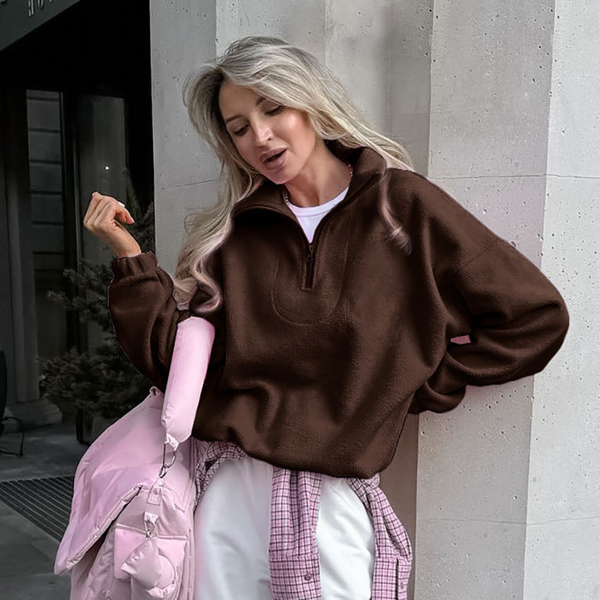 Damen Fleece Pullover EB