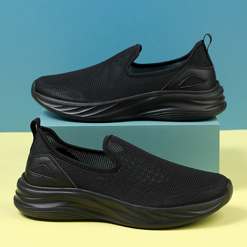 Damen Atmungsaktive Slip-On Sneakers mit flexiblem Design EB