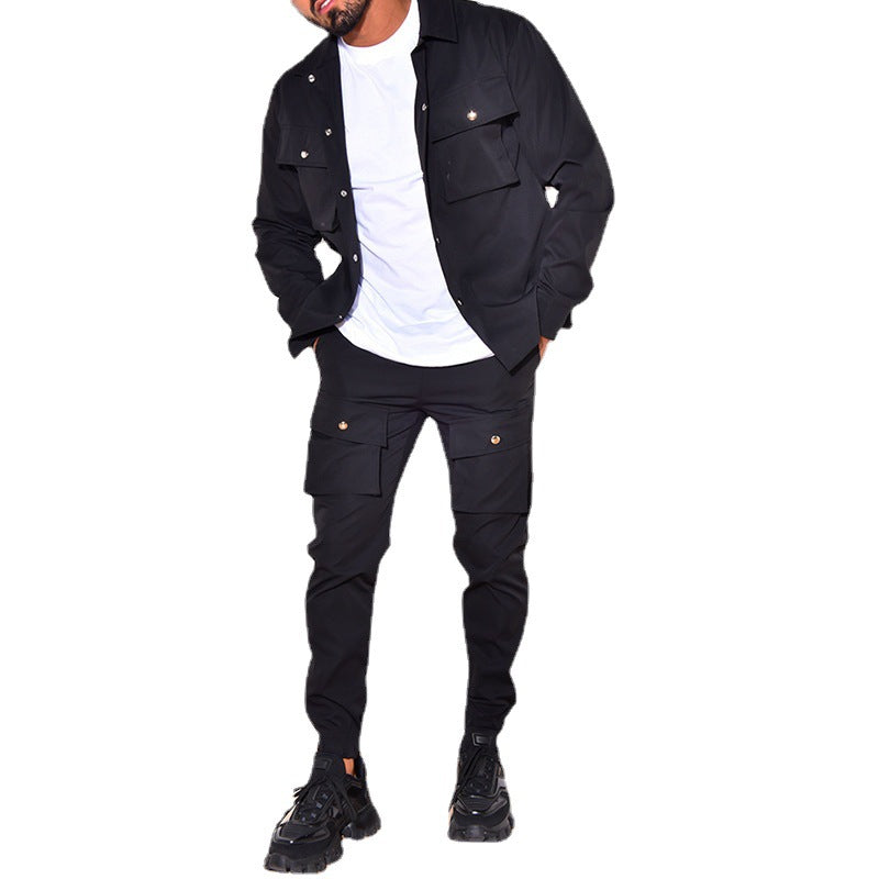 Herren Cargo-Jacke mit praktischen Taschen EB