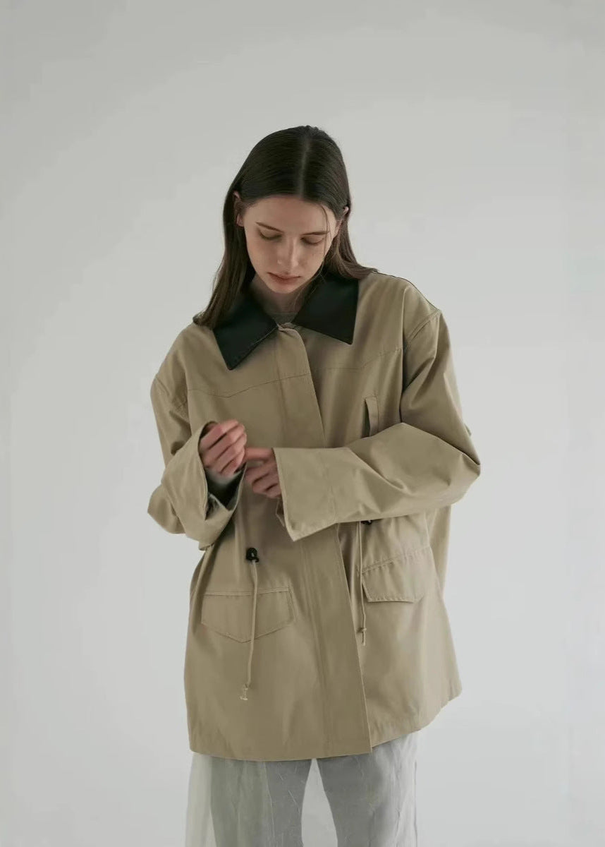 EB | Kontrastkragen Utility-Jacke