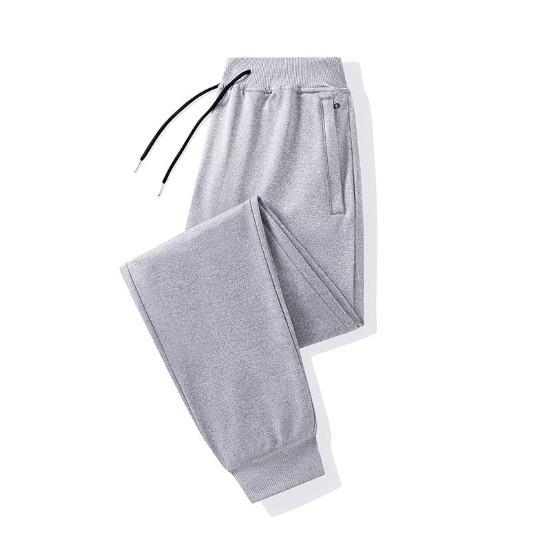 Herren Straight-Fit Jogginghose mit elastischem Bund, Kordelzug und verdeckten Seitentaschen EB