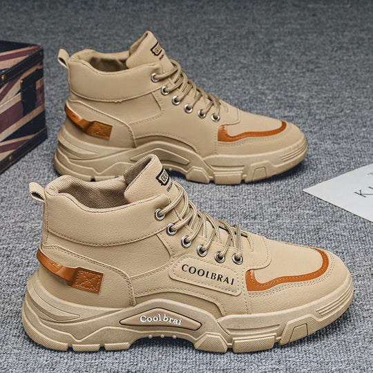 Damen Robuste High-Top Sneakers mit dämpfender Sohle und strapazierfähigem Obermaterial EB