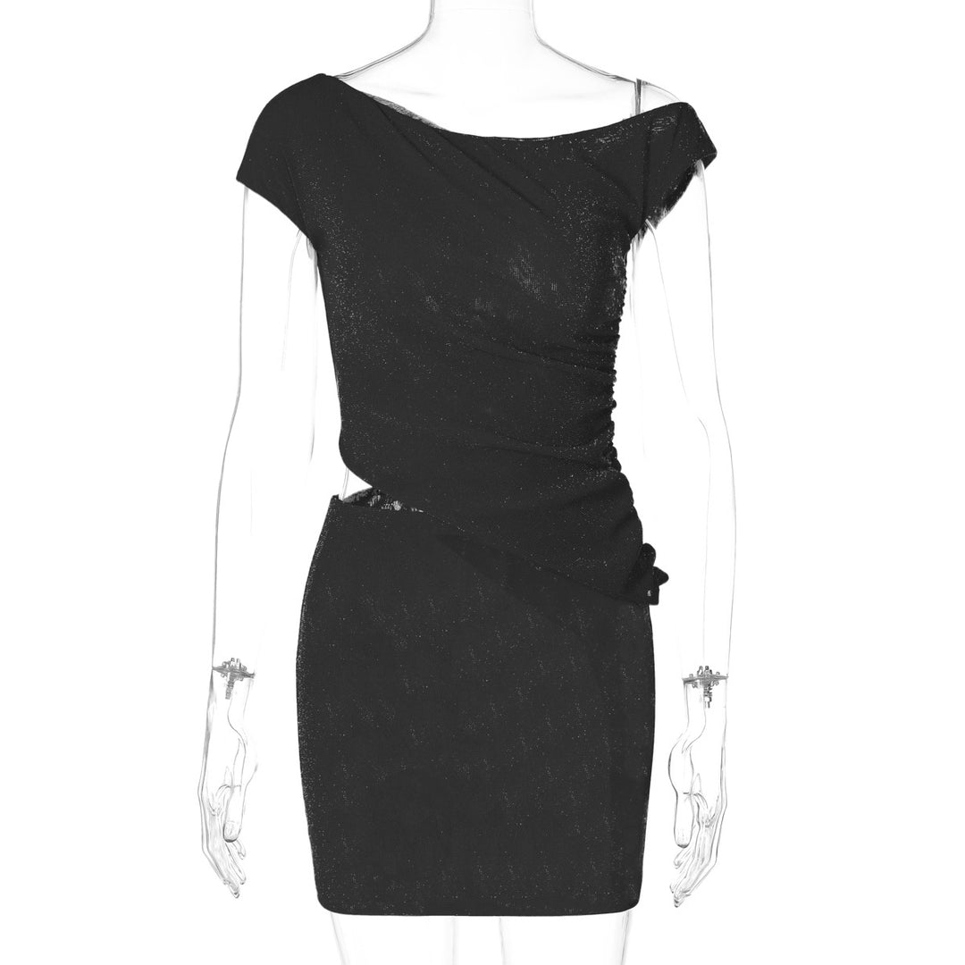 Damen Figurumspielendes Cocktailkleid mit raffiniertem Raffungselement EB