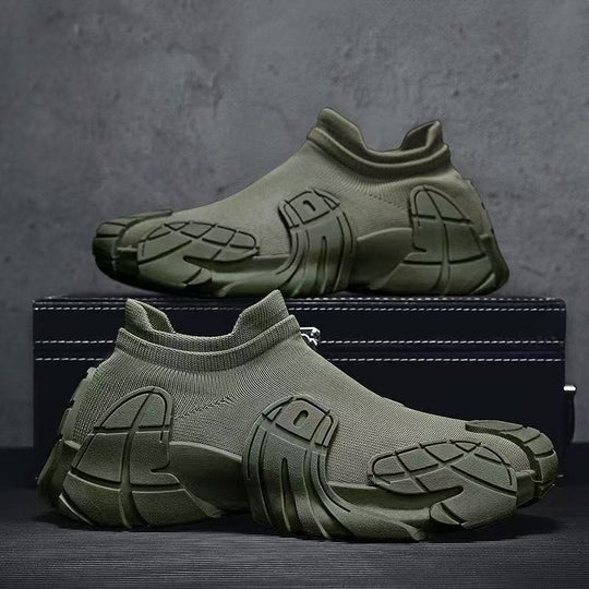 Damen Hochwertige Sport-Sneaker mit einzigartigem Profil und atmungsaktiver Strickstruktur EB