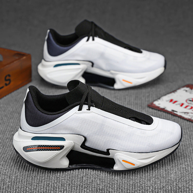 Herren moderne Sneaker mit skulpturierter Plateau-Performancesohle, nahtlosem Strickschaft und integrierter Fersenstütze EB