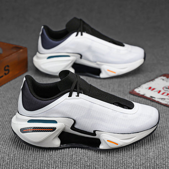Herren moderne Sneaker mit skulpturierter Plateau-Performancesohle, nahtlosem Strickschaft und integrierter Fersenstütze EB