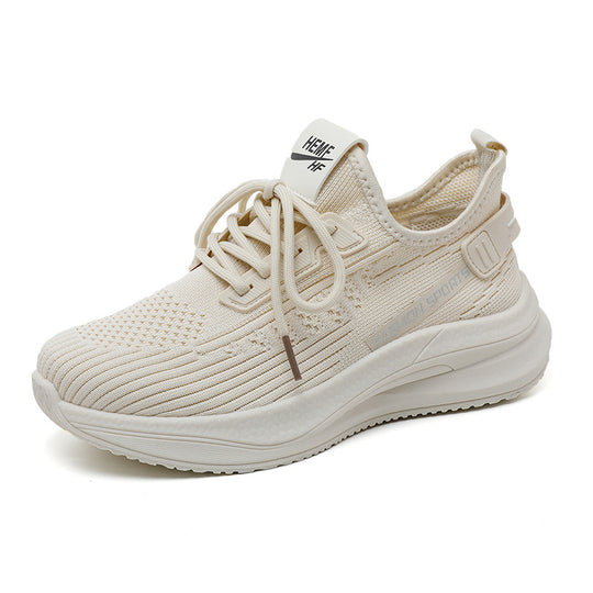 Damen Sportliche Sneakers mit atmungsaktiver Obermaterialstruktur und flexibel dämpfender Sohle EB