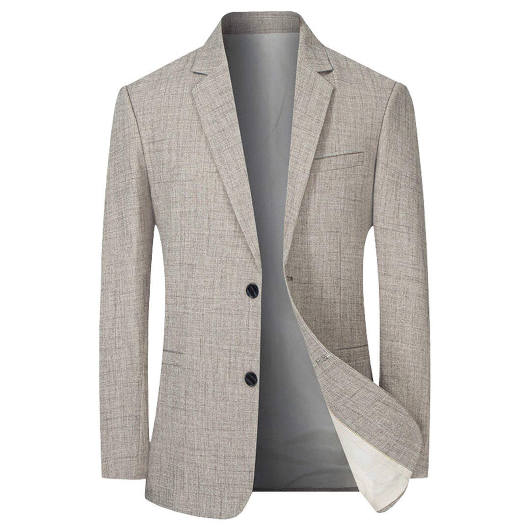 Herren eleganter, strukturierter Blazer mit modernem Schnitt EB
