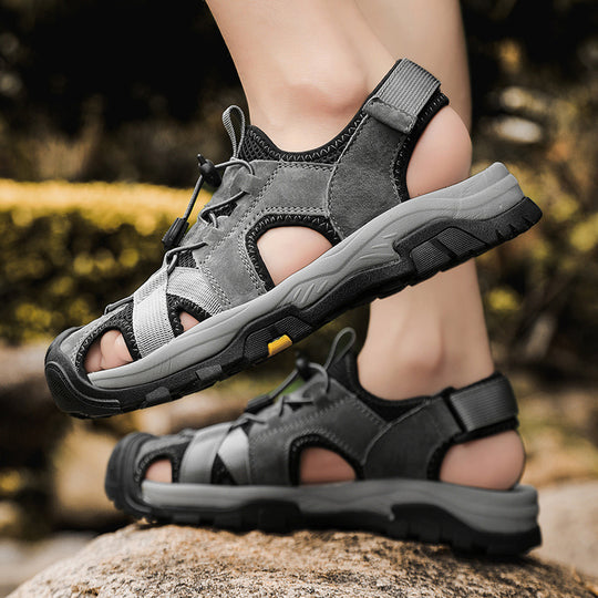 Damen Multifunktionale Outdoor-Sandalen mit rutschfester Sohle und verstellbarem Schnürsystem EB