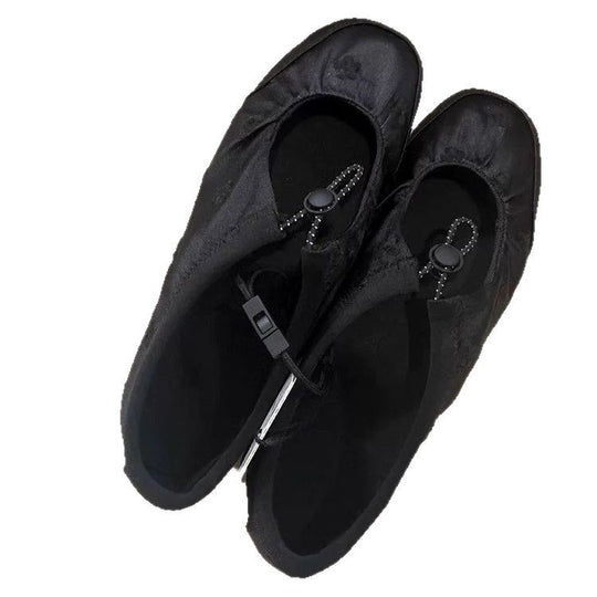 Damen Slip-On Ballerinas mit dekorativem Riemen und atmungsaktivem Material EB