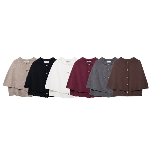Damen Wolle Umhangjacke EB