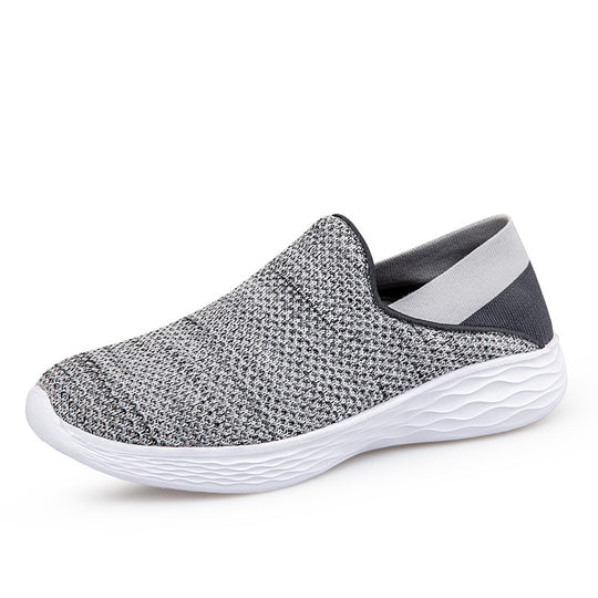 Damen Atmungsaktive Slip-On Sneakers mit flexiblem Design EB