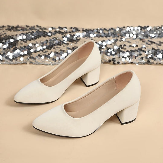 Damen elegante Blockabsatz-Pumps EB