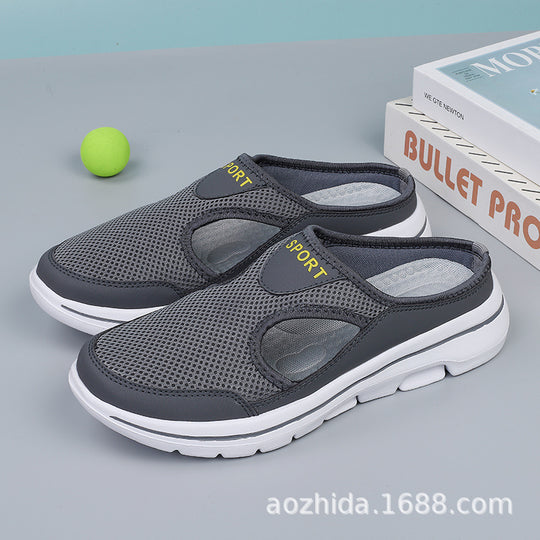 Damen nan atmungsaktive Netzgewebe-Slipper mit ergonomischem Komfortfußbett EB