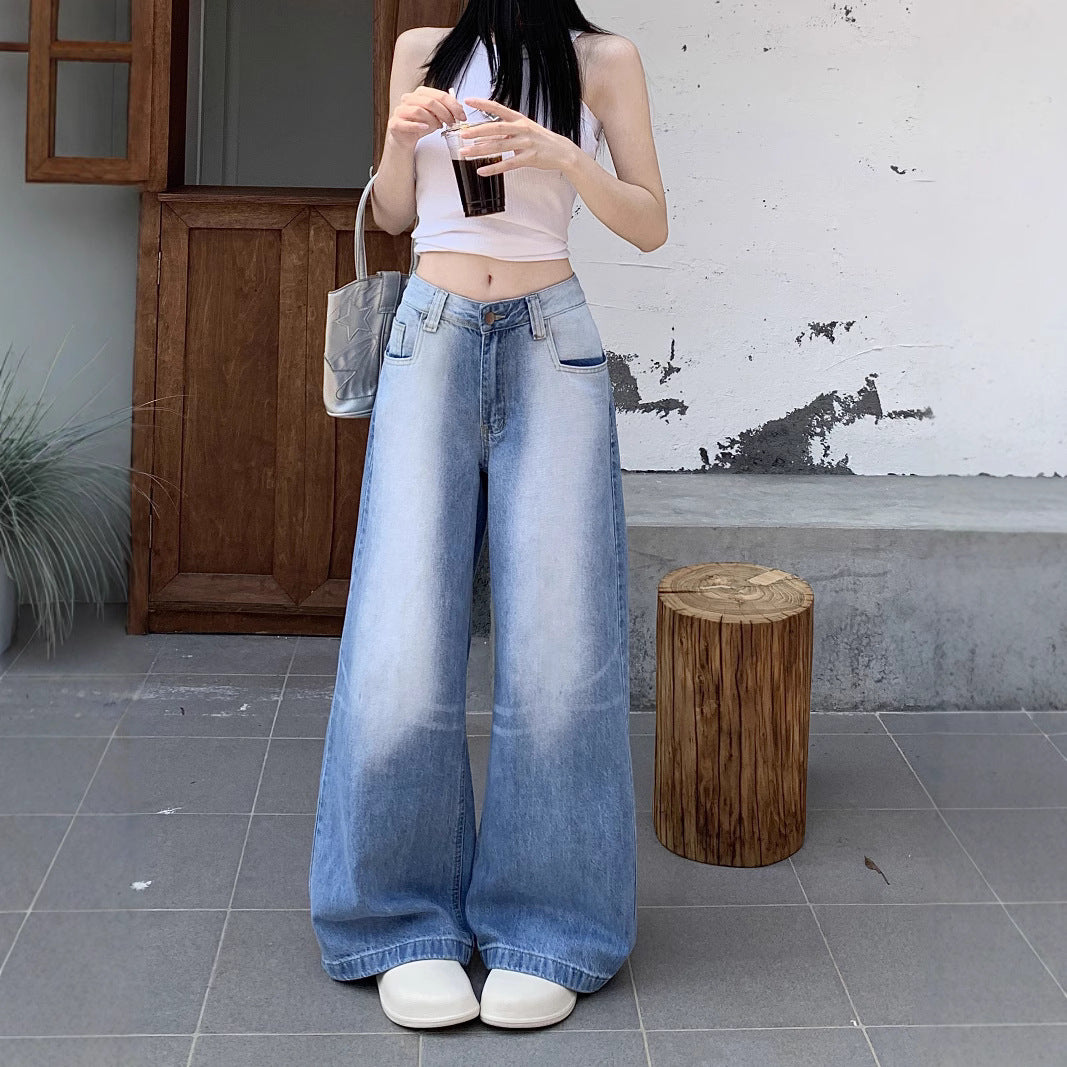 Damen Weite Jeanshose EB