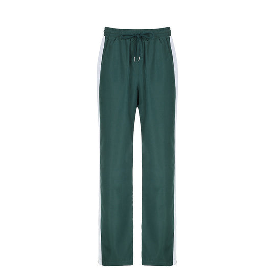 Damen nan kurz geschnittene sportliche Cropped-Bomberjacke mit durchgehendem Reißverschluss und tailliertem Kordelzug EB