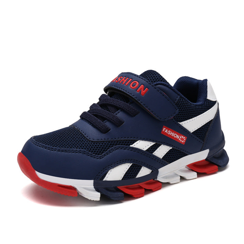 Damen Sportliche Sneakers mit atmungsaktivem Obermaterial und praktischer Klettverschluss EB