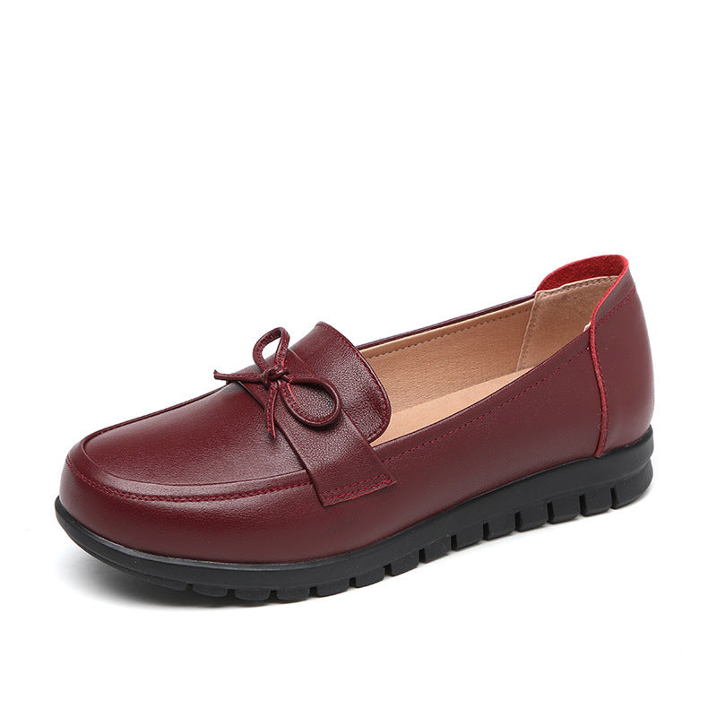 Damen Ballerinas mit eleganten Schleifenakzenten und rutschfester Sohle EB