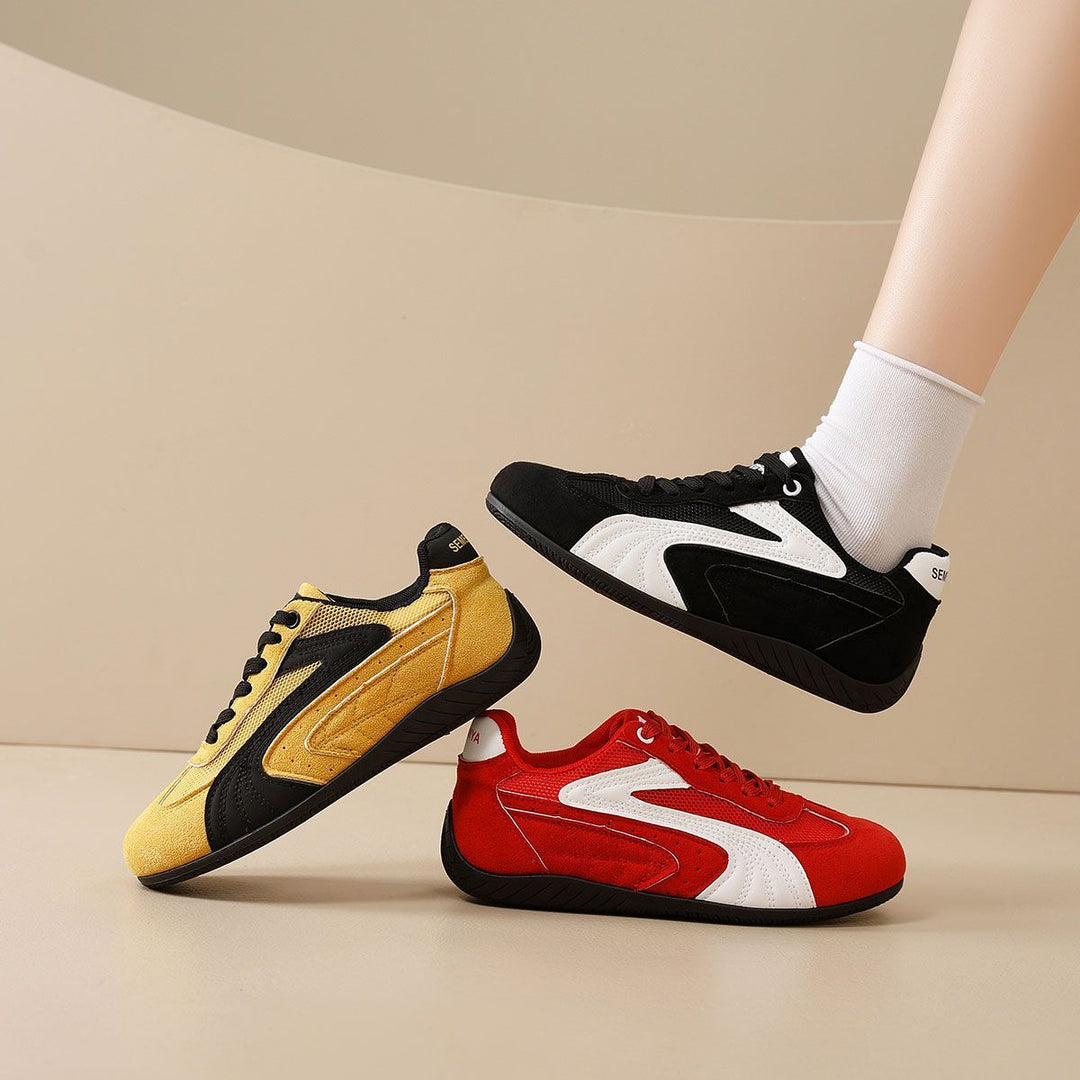 Damen Lauf-Sneaker mit atmungsaktiver Mesh-Oberfläche und griffiger Gummisohle EB