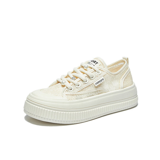 Damen Modische Sneaker mit atmungsaktiver Mesh-Oberfläche und rutschfester Sohle EB
