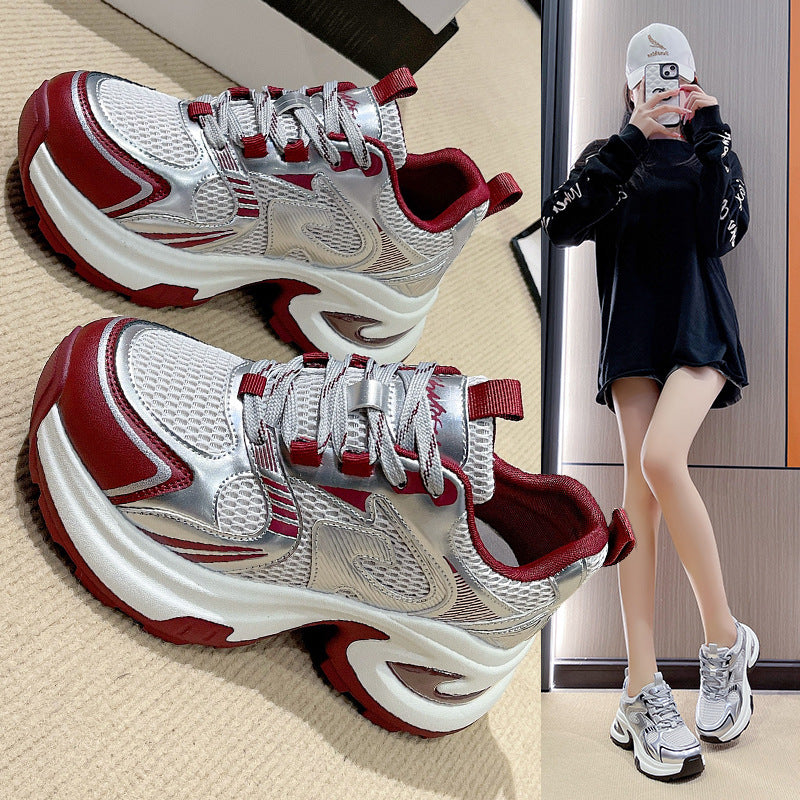 Damen Sportliche Sneakers mit ergonomischer Dämpfung und atmungsaktiven Materialien EB