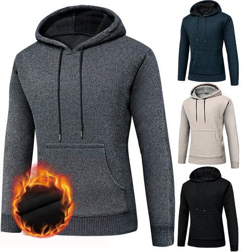 Herren bequemer Kapuzenpullover aus thermoregulierendem Material EB