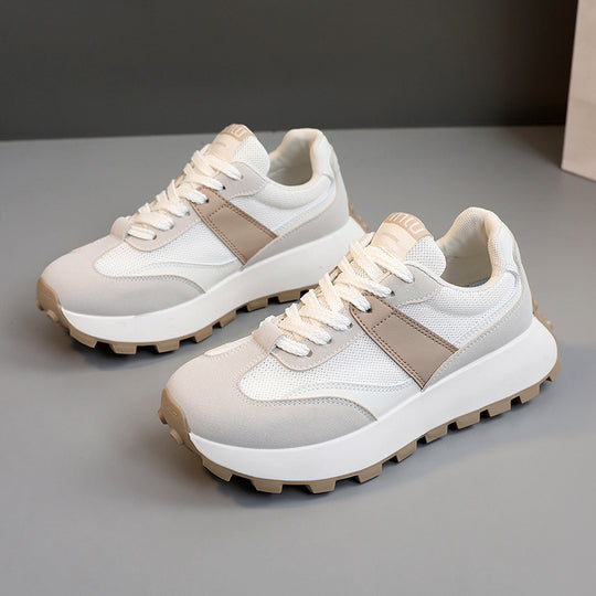 Damen Sportliche Sneaker mit luftiger Mesh-Oberfläche und rutschfester Sohle EB