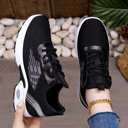 Damen Ultraleichte und atmungsaktive Laufsneaker mit stoßdämpfender Sohle EB