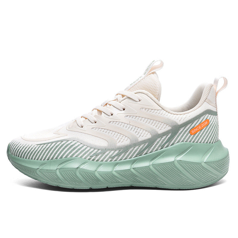 Damen Sportliche Lauf-Sneaker mit atmungsaktiver Oberflächenstruktur und dämpfender Sohle EB