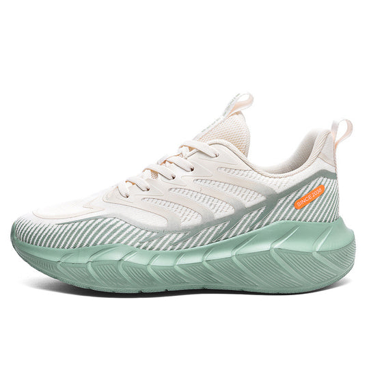 Damen Sportliche Lauf-Sneaker mit atmungsaktiver Oberflächenstruktur und dämpfender Sohle EB