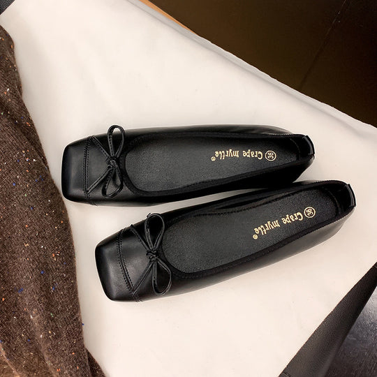Damen Ballerinas mit dezentem Schleifen-Detail EB