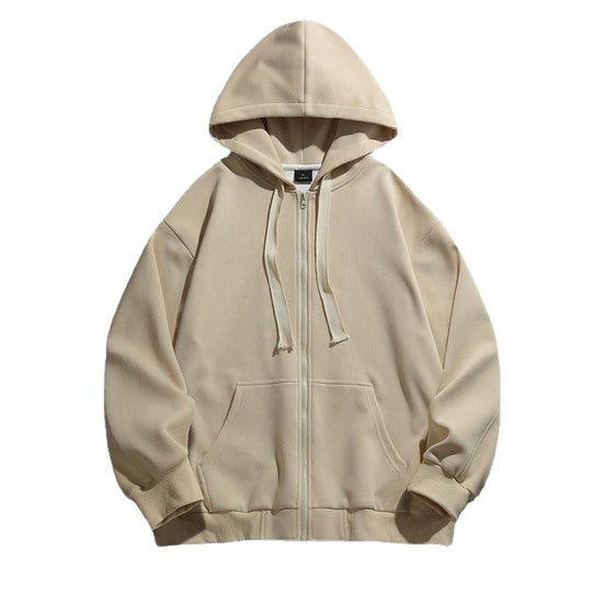 Damen warme Kapuzenjacke mit durchgehendem Reißverschluss und großzügigen Taschen EB