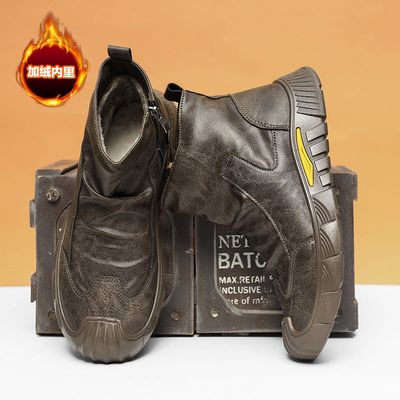 Damen Modische Winter-Stiefeletten mit isolierendem Innenfutter und rutschfester Sohle EB