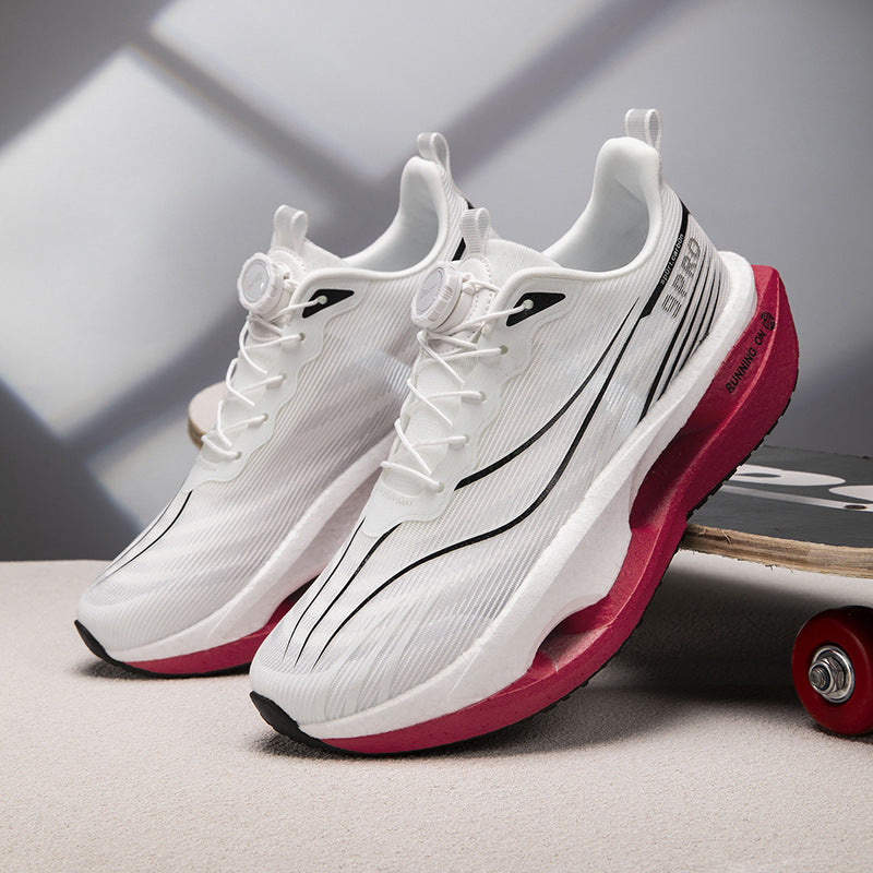 Unisex Performance-Laufsneaker mit Drehverschluss, geformter Hohlkammer-Zwischensohle und atmungsaktivem Strickobermaterial EB