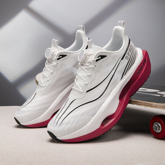 Unisex Performance-Laufsneaker mit Drehverschluss, geformter Hohlkammer-Zwischensohle und atmungsaktivem Strickobermaterial EB