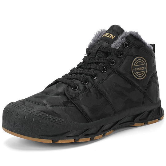 Damen Modische Winterstiefel mit warmem Innenfutter und rutschfester Sohle EB