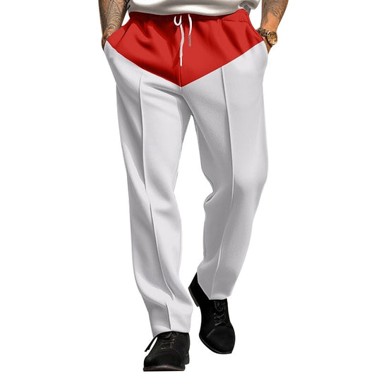 Herren Sportliche Jogginghose mit kontrastrierendem Bund und praktischen Taschen EB