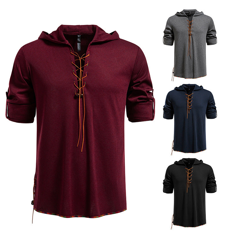 Damen Kapuzenpullover mit einzigartigem Kordelzug und lässigem Schnitt EB