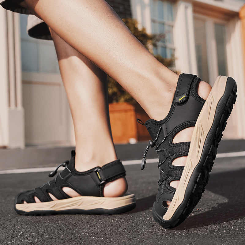 Damen Sportliche Outdoorsandalen mit rutschfester Sohle und atmungsaktivem Obermaterial EB