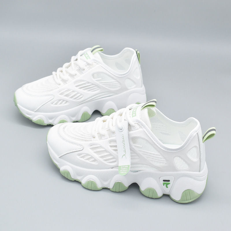 Damen Sportliche Sneakers mit atmungsaktiver Netzstruktur und komfortabler Dämpfung EB