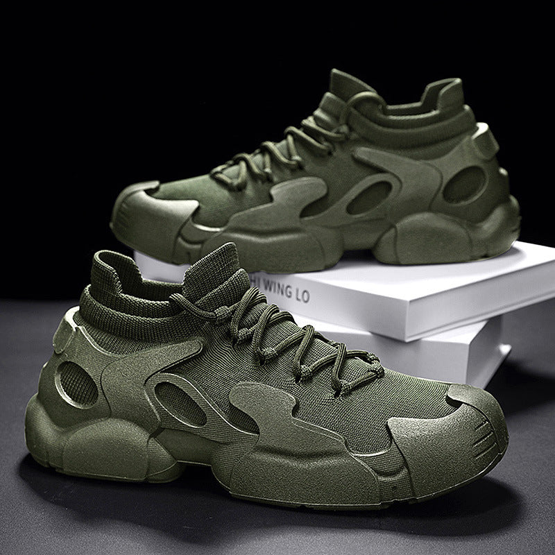 Damen Sportliche High-Performance Sneakers mit atmungsaktiver Strickoberfläche EB
