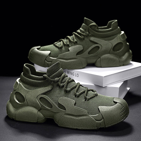 Damen Sportliche High-Performance Sneakers mit atmungsaktiver Strickoberfläche EB