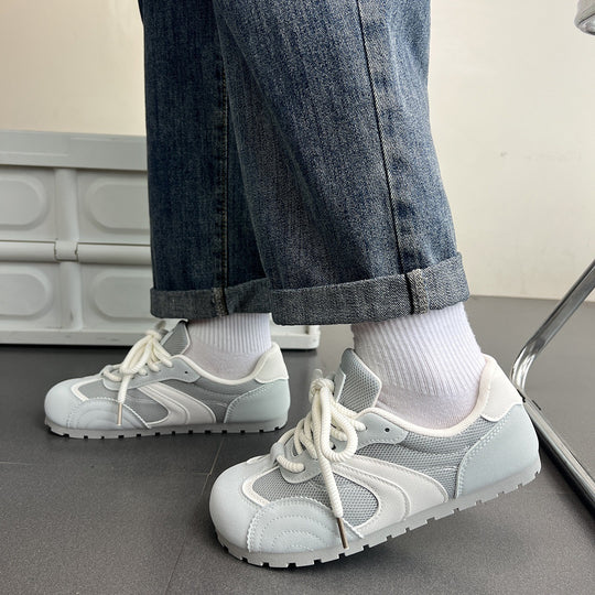 Damen Sportliche Sneakers mit atmungsaktivem Mesh-Obermaterial und flexiblem Sohlenprofil EB