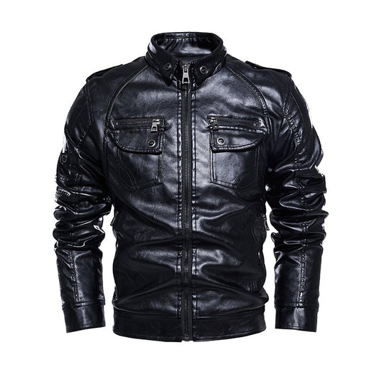 Herren lässige jacke mit zahlreichen Taschen EB