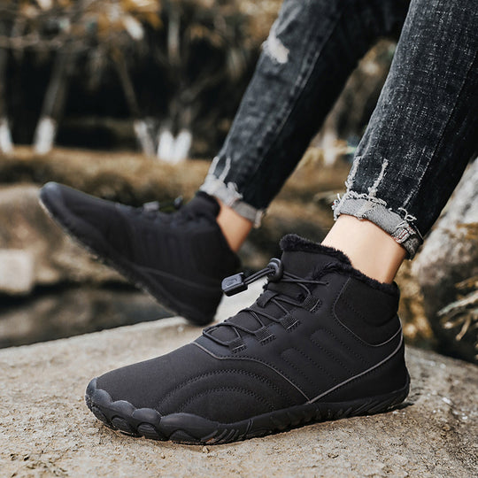 Damen Wasserdichte Outdoor-Schnürstiefel mit kuscheligem Innenfutter EB