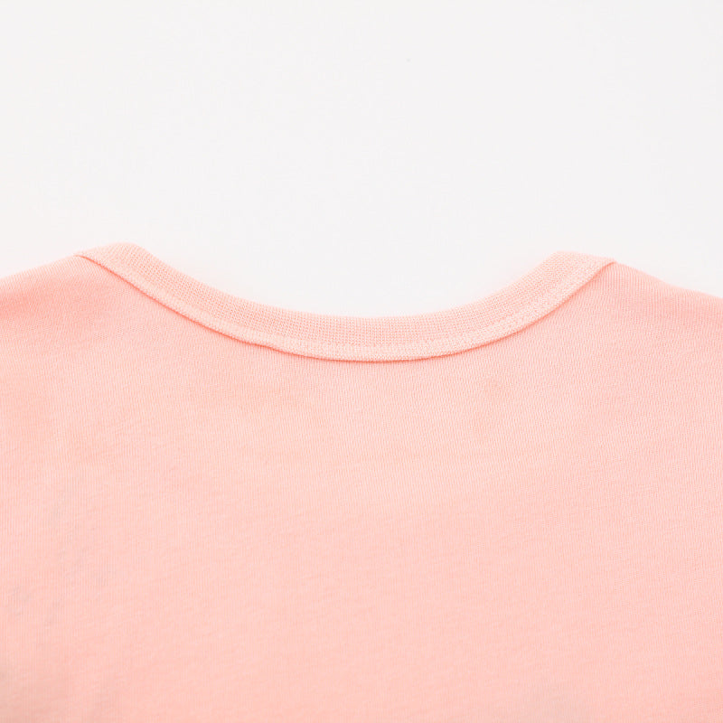 Mädchen T-Shirt mit verspieltem Einhorn-Design und Rüschendetails EB