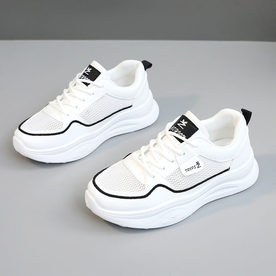 Damen Sneakers mit atmungsaktivem Mesh-Obermaterial und stoßdämpfender Sohle EB