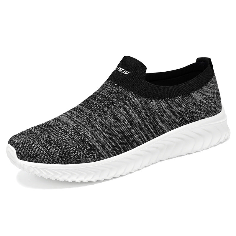 Damen Slip-On Sneakers mit atmungsaktivem Strickobermaterial von EB