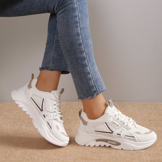 Damen Sportliche Sneakers mit ergonomischer Dämpfung und atmungsaktiver Oberfläche EB