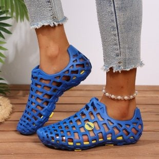 Damen Freizeit Clogs aus atmungsaktivem Material EB